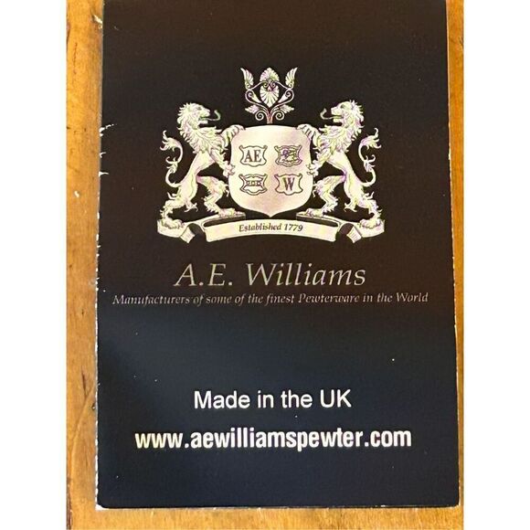 Solid Pewter Ring Box Celtic Design By A.E.Williams (0116) NIOB - Picture 10 of 10